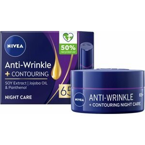 Arckrém NIVEA Anti-Wrinkle Contouring 65+ éjszakai krém 50 ml