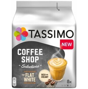 Kávékapszula TASSIMO Flat White 8 adag