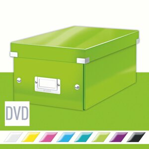 Archiváló doboz Leitz WOW Click & Store DVD 20.6 x 14.7 x 35.2 cm, zöld