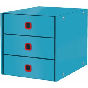 Fiókos doboz Leitz Cosy Click & Store, 3 darabos, kék