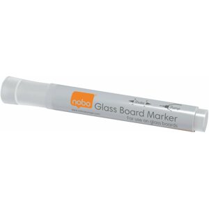 Marker NOBO Glass Whiteboard Markers, fehér - 4 darabos csomag