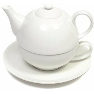 Egyszemélyes teáskészlet Maxwell & Williams Tea for One WHITE BASICS