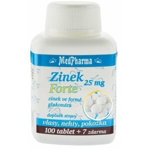 Cink MEDPHARMA Cink 25 mg Forte 107 tbl.