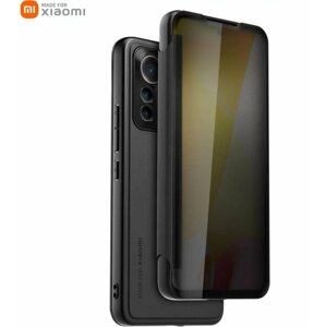 Mobiltelefon tok OEM Made for Xiaomi Book View Tok a Xiaomi 12 Lite készülékhez Fekete