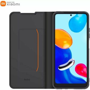 Mobiltelefon tok OEM Made for Xiaomi Book Xiaomi Redmi Note 11/11s fekete tok