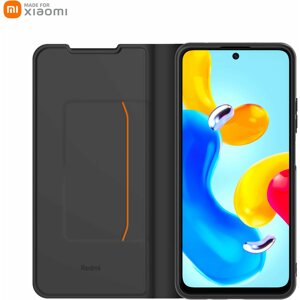 Mobiltelefon tok OEM Made for Xiaomi Book Xiaomi Redmi Note 11s 5G fekete tok