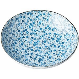Tál Made In Japan lapos tál Blue Daisy 21 cm 500 ml