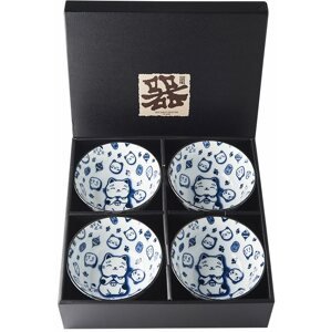 Tál készlet Made In Japan Maneki Cat 4 db-os tál készlet, 250 ml