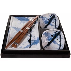 Étkészlet Made In Japan Sushi szett Kék és fehér 6 db