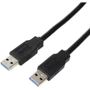 Adatkábel ROLINE USB-A 3.0 to USB-A - 3m, fekete