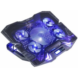 Laptop hűtőpad EVOLVEO ANIA 5, laptophűtő alátét, kék háttérvilágítás