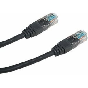 Hálózati kábel CAT5E UTP adatátviteli hálózati patch kábel, 0,5 méter, fekete