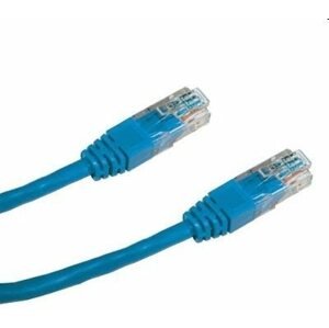 Hálózati kábel Datacom CAT5E UTP, 0,5m, kék
