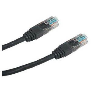Hálózati kábel Datacom CAT6, UTP, 0.25m, fekete