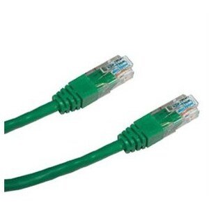 Hálózati kábel Datacom CAT6, UTP, 0,25 m, zöld