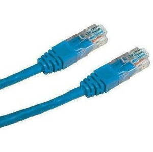 Hálózati kábel Datacom CAT6 UTP, 0.5m, kék