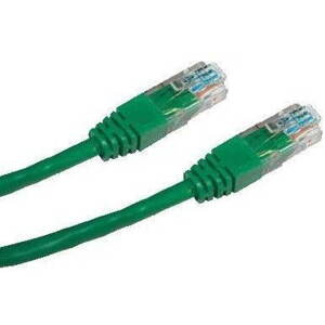 Hálózati kábel Datacom CAT6 UTP, 0.5m, zöld