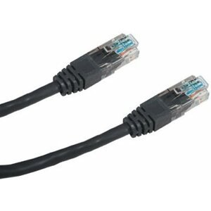 Hálózati kábel Datacom CAT5E UTP, 1m, fekete