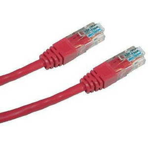 Hálózati kábel Adatátviteli kábel, CAT6, UTP, 3m, piros