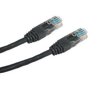 Hálózati kábel Datacom CAT5E UTP 7 m, fekete