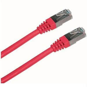 Hálózati kábel Datacom CAT5E FTP 3 m, piros