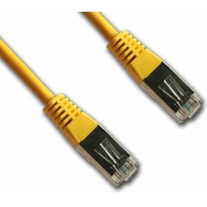 Hálózati kábel Datacom CAT5E FTP 1 m, sárga