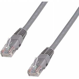 Hálózati kábel Datacom CAT5E UTP, 10m, szürke