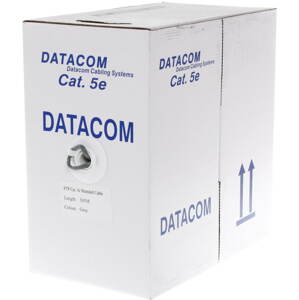 Hálózati kábel Datacom CAT5E FTP, 305m/box