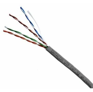 Hálózati kábel Datacom UTP CAT5E PVC, 500m, tekercs, szürke