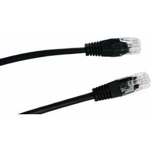Hálózati kábel Datacom CAT5E UTP, 1.5m, fekete