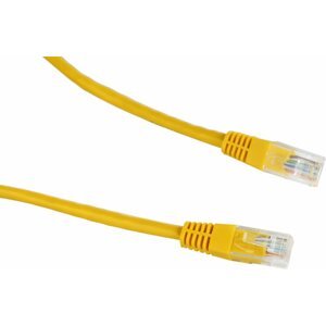 Hálózati kábel Datacom CAT5E UTP, 1.5m, sárga