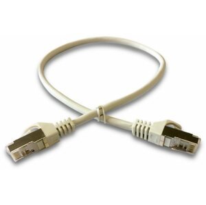 Hálózati kábel Datacom Patch cord S/FTP CAT6A, 0.5m, szürke