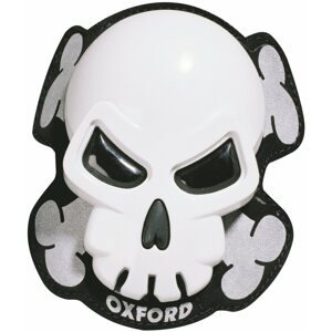 Térdvédő OXFORD koponya csúszkák, (fehér, pár)