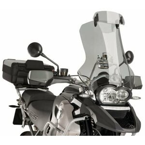 Motor plexi PUIG állítható clip-on kiegészítő plexi motorkerékpárhoz, füstszínű