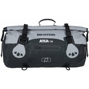 Motoros táska OXFORD vízálló Aqua T-30 gurulós táska (szürke/fekete, térfogat 30 l)