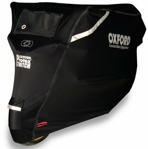 Motortakaró ponyva OXFORD Protex Stretch Outdoor klímamembránnal (fekete, L méret)