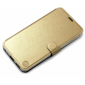 Mobiltelefon tok Mobiwear flip a Samsung Galaxy A23 / A23 5G készülékhez - Arany&szürke