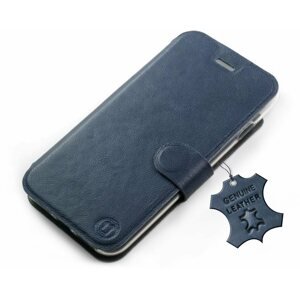 Mobiltelefon tok Mobiwear Samsung Galaxy A23/A23 5G kék bőr flip tok