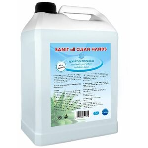 Antibakteriális szappan SANIT all Clean Hands 5 l