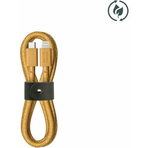 Adatkábel Native Union Belt Cable (USB-C to Lightning) - 1,2m, Kraft