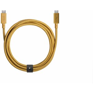 Adatkábel Native Union Belt Cable Pro (USB-C to USB-C) - 2,4m, Kraft