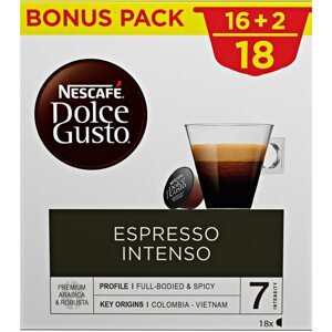 Kávékapszula NESCAFÉ® Dolce Gusto® Espresso Intenso, 18 db