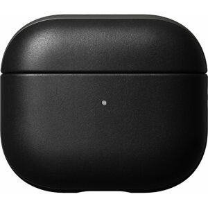 Fülhallgató tok Nomad Leather Case Black Apple AirPods 3 2021