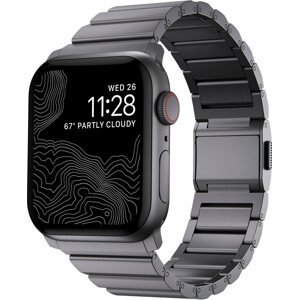 Szíj Nomad Aluminum Band Apple Watch 42/44/45/Ultra 49mm - Space Grey