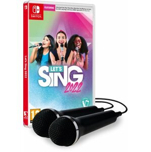 Konzol játék Lets Sing 2022 + 2 microphone - Nintendo Switch
