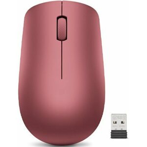 Egér Lenovo 530 Wireless Mouse (Cherry Red) elemmel