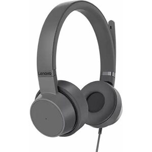 Fej-/fülhallgató Lenovo Go Wired ANC Headset (Storm Grey)