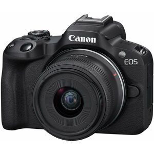 Digitális fényképezőgép Canon EOS R50 fekete + RF-S 18-45mm f/4.5-6.3 IS STM