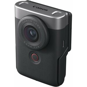 Digitális videókamera Canon PowerShot V10 Advanced Vlogging Kit ezüst színben
