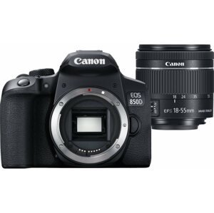 Digitális fényképezőgép Canon EOS 850D EF-S18-55mm f/4-5,6 IS STM
